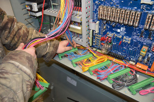 The wiring is already completed for the elevator. MMR Piping