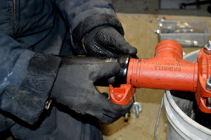 Build Elevator Contractor - The piping for a hydraulic elevator are easily attached.