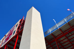Phoenix Manufactures Touchdown Stadiums and school elevators are no challenge for Phoenix Modular Elevator