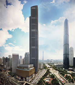 Skyscrapers need fast elevators but most elevators travel at less than 3 miles per hour.